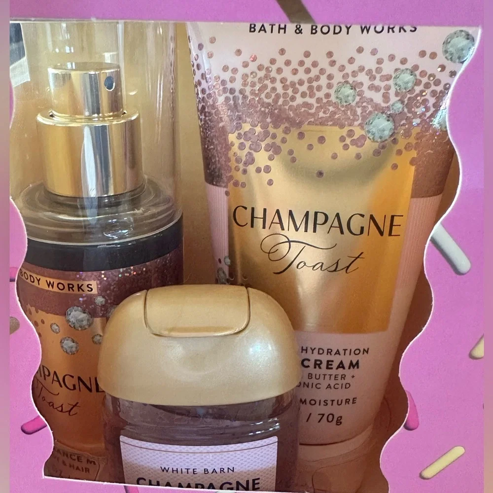 Bath & Body Works Champagne Toast Birthday Gift Set